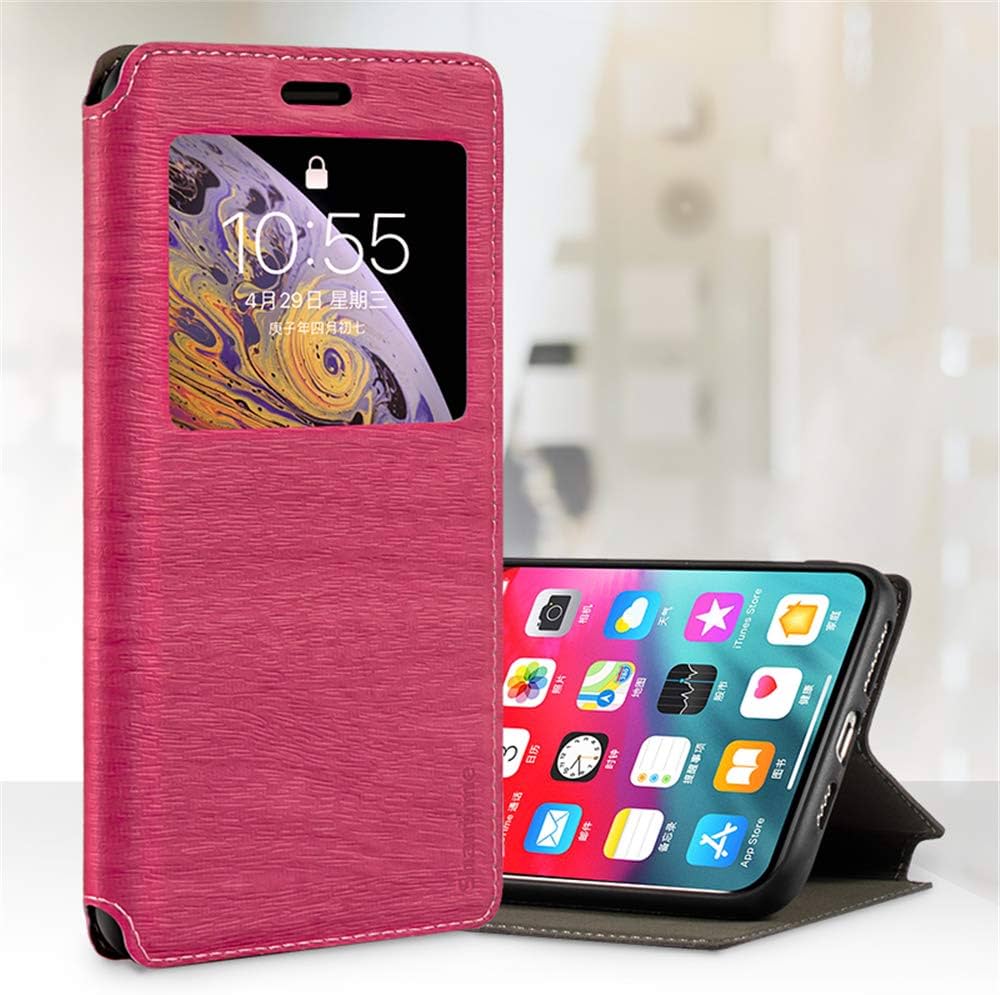 Clear View Cover Case to Galasy 2016 Pink